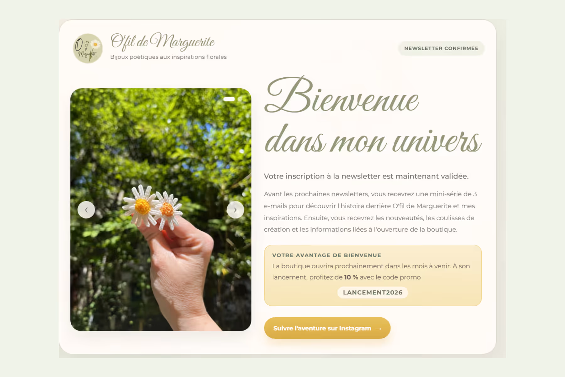 Micro-projet marketing - O'fil de Marguerite